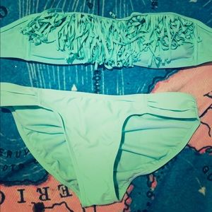 Seafoam green bikini set